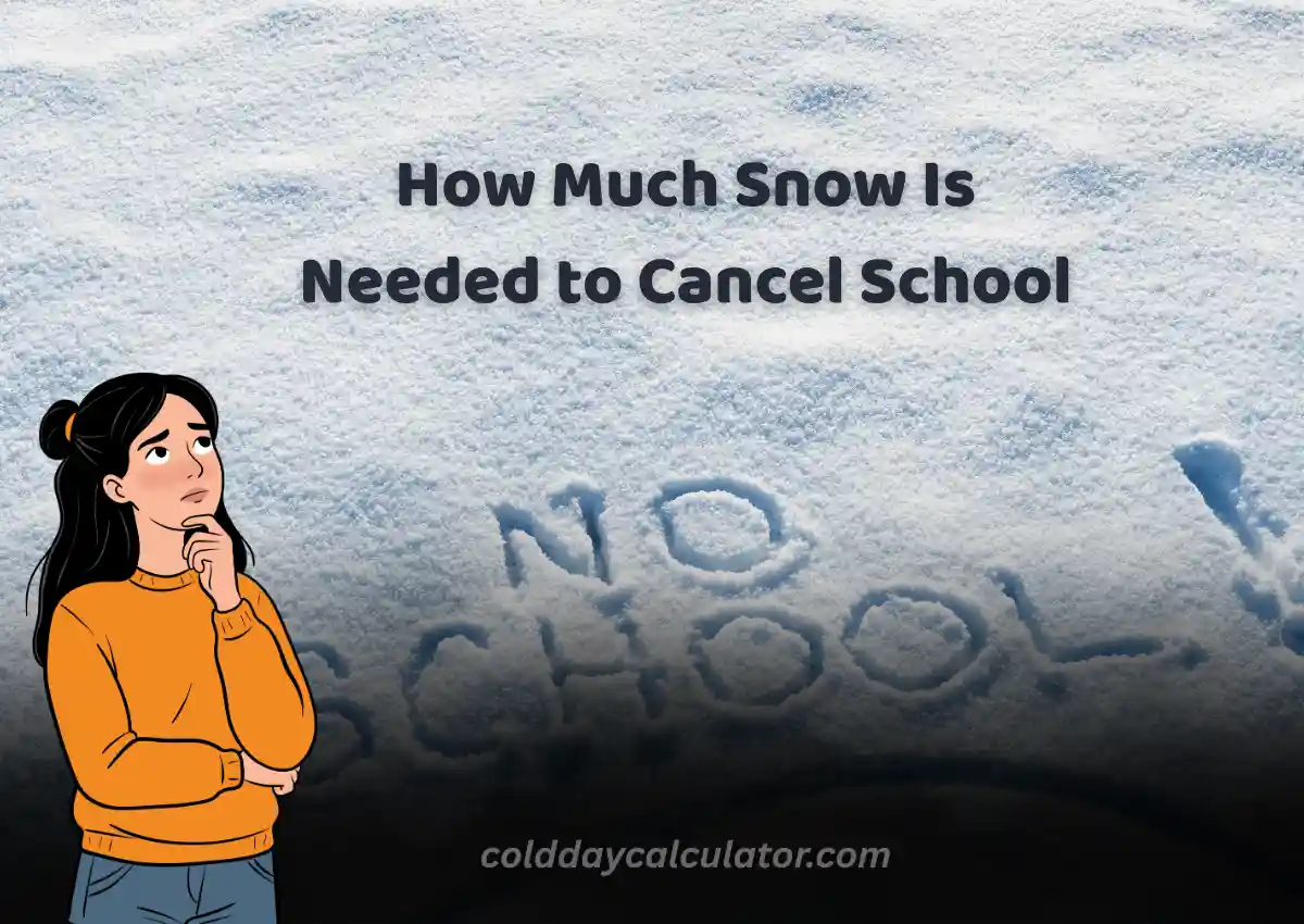 How Much Snow Is Needed to Cancel  School