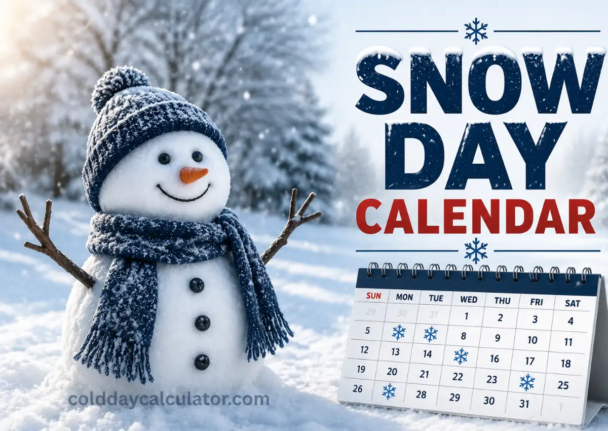 Snow Day Calendar 2026: Winter Closures