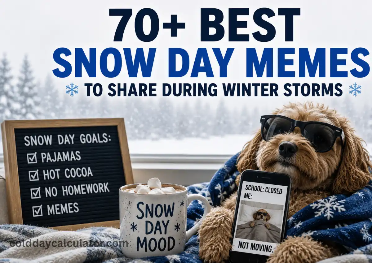 70+ Best Snow Day Memes to Share During Winter Storms