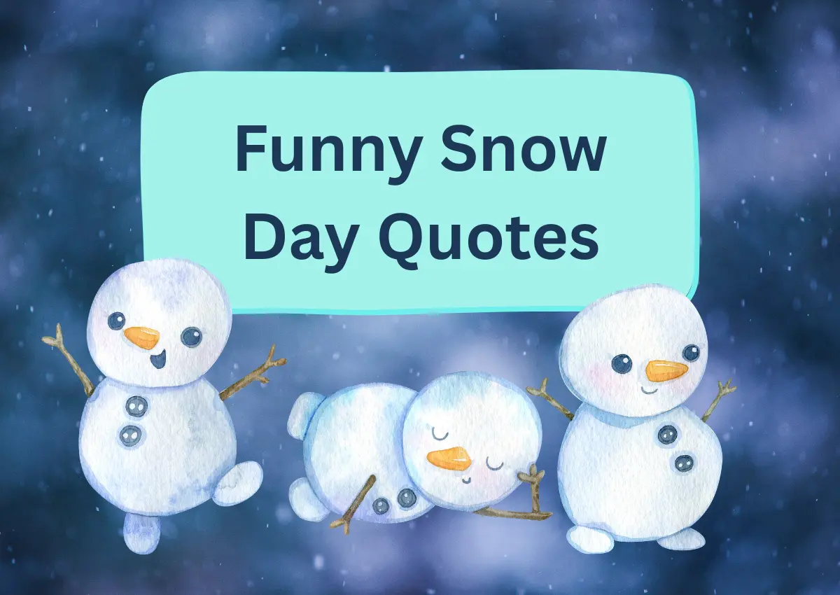 Funny snow day quotes with playful winter humor