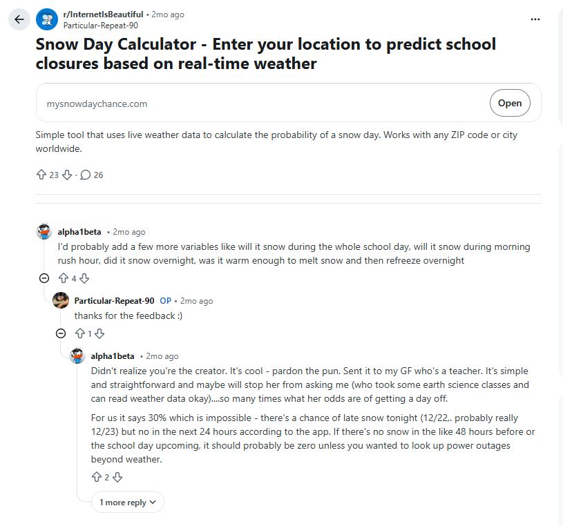 snow day calculator reddit image